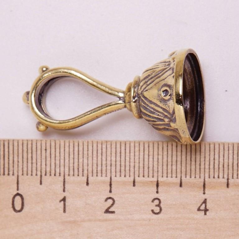 картинка Гасильник тушитель для свечей (латунь) 3921 от Хорошие Вещи